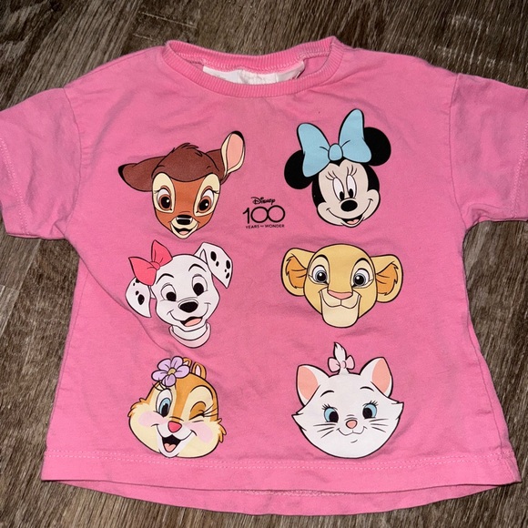 Zara Disney Pink Kids T-Shirt - Picture 2 of 6